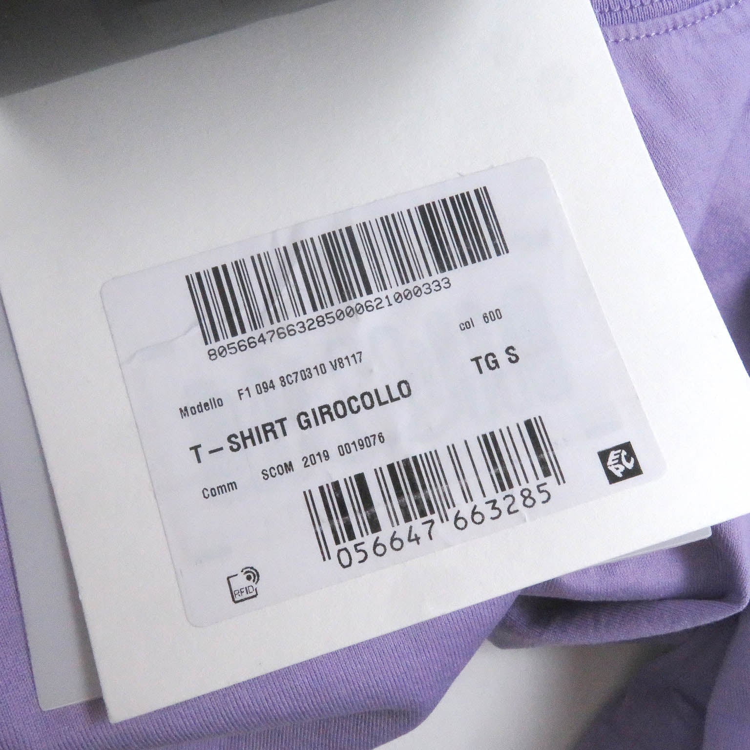 モンクレール ジーニアス コットン Tシャツ パープル S