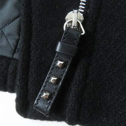 エルメス メドール メタル パデッド ジャケット ブラック 34
