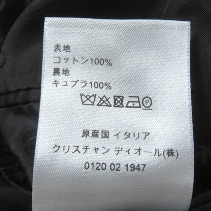 ディオール コットン チェスター コート ブラック 44