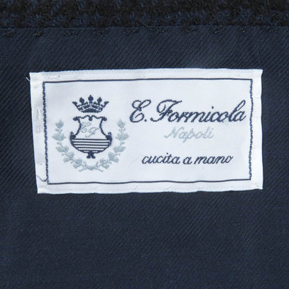 ERRICO FORMICOLA アルパカナイロンチェスターコート ネイビー