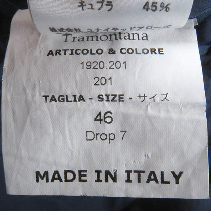 ERRICO FORMICOLA アルパカナイロンチェスターコート ネイビー