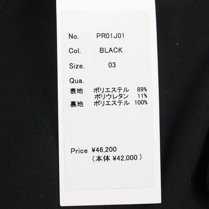 PIUORO PR01J01 メンズ ブラック テーラード ジャケット