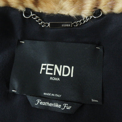 フェンディ ミンク シルク ジャケット FNE57H レディース