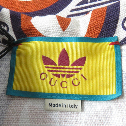 グッチ x アディダス トレフォイル ロゴ シャツ オレンジ
