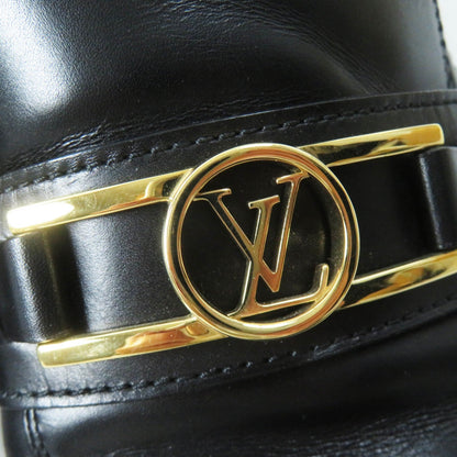 ルイヴィトン LV メタル ロゴ レザー ローファー