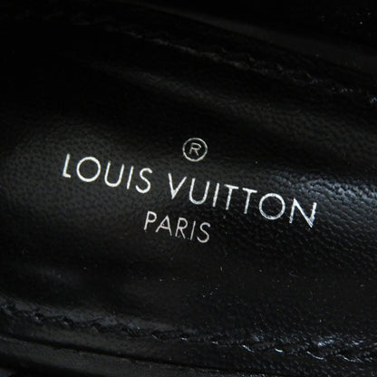 ルイヴィトン LV メタル ロゴ レザー ローファー