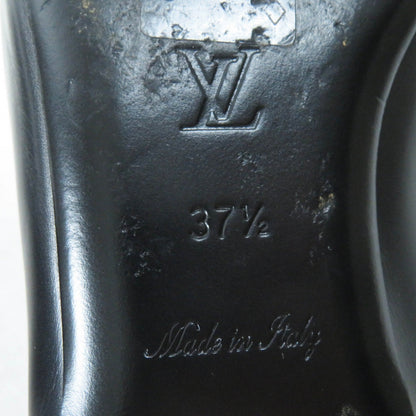 ルイヴィトン LV メタル ロゴ レザー ローファー