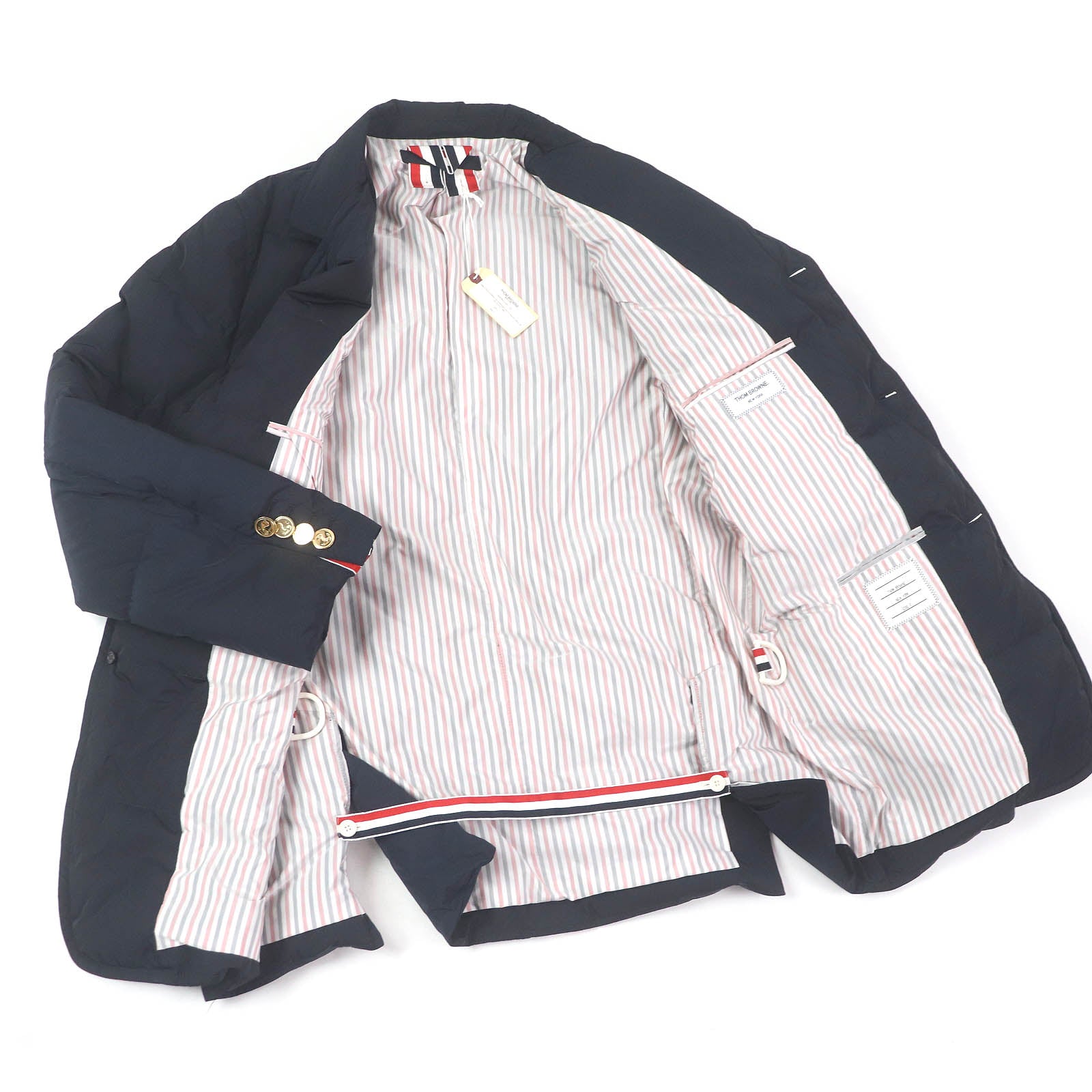 Thom Browne MJD085X ポリエステル ダウン ジャケット
