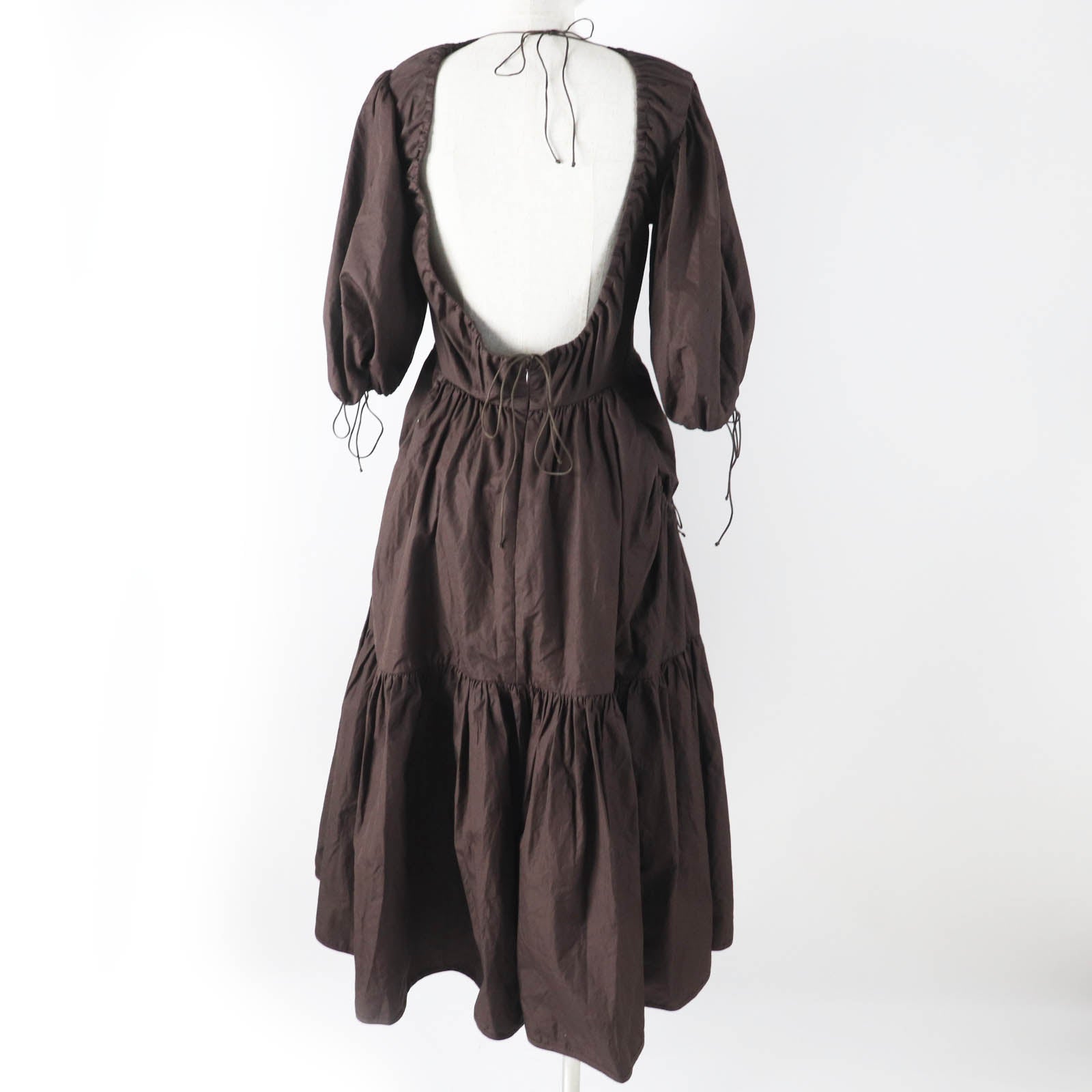 Cecilie Bahnsen パフスリーブ コットン ドレス