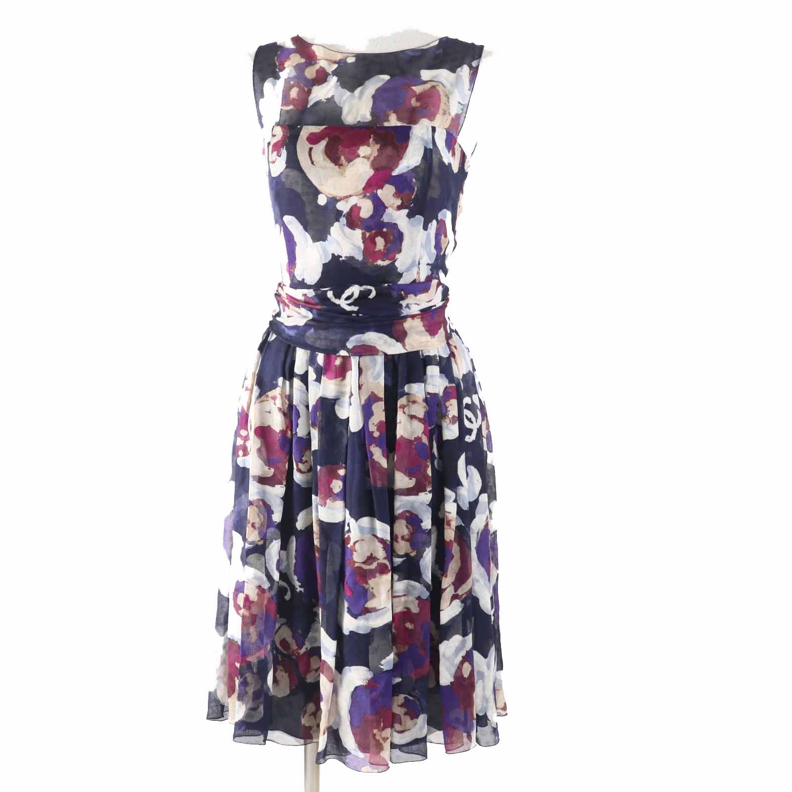シャネル P37299 シルク ワンピース
