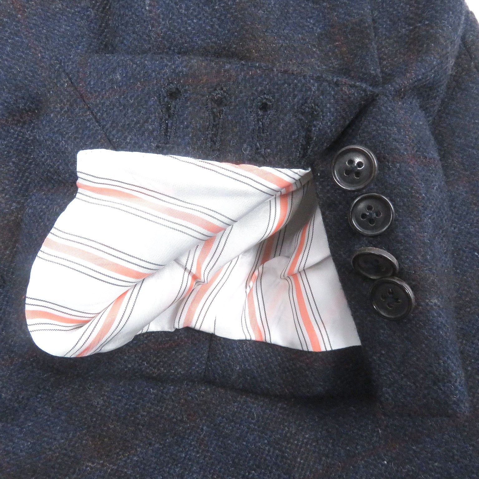 エルメス ウィンドウペーン カシミア ジャケット