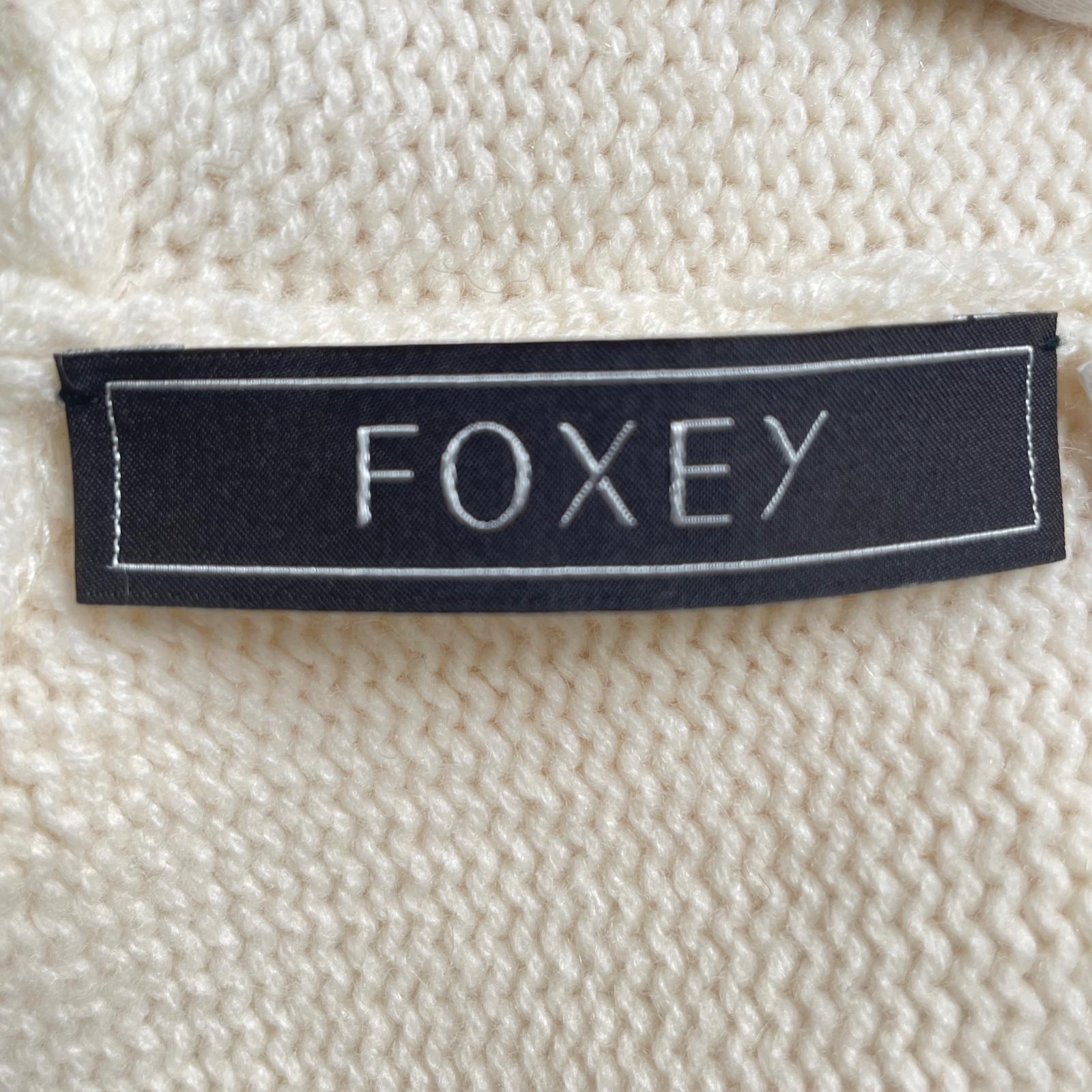 FOXEY カシミヤ カーディガン