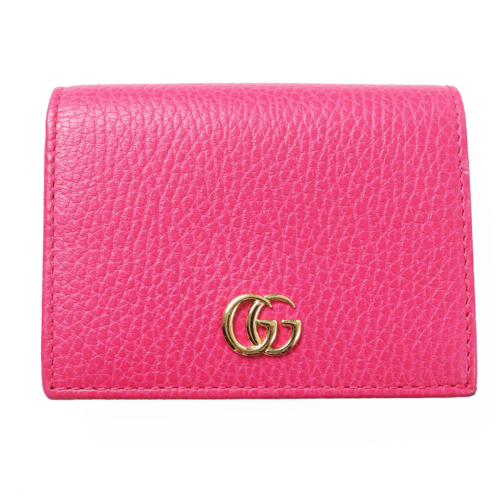 グッチ GGマーモント レザー二つ折り財布
