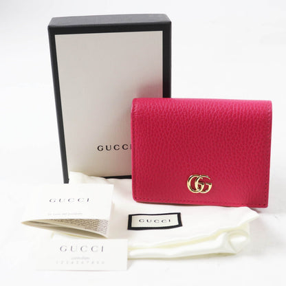 グッチ GGマーモント レザー二つ折り財布