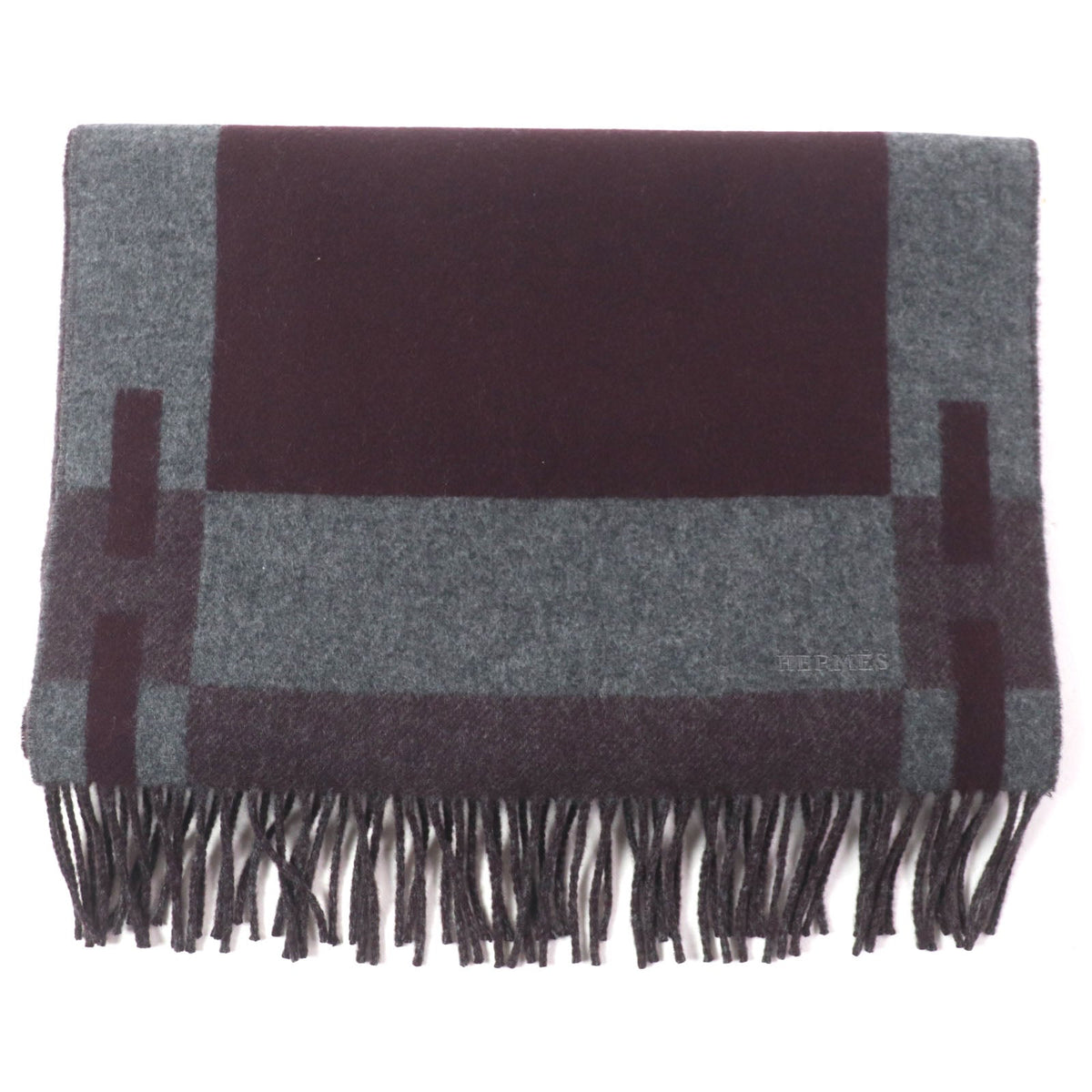 エルメス H パッサン カシミア スカーフ