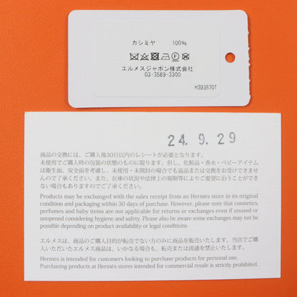 エルメス H パッサン カシミア スカーフ