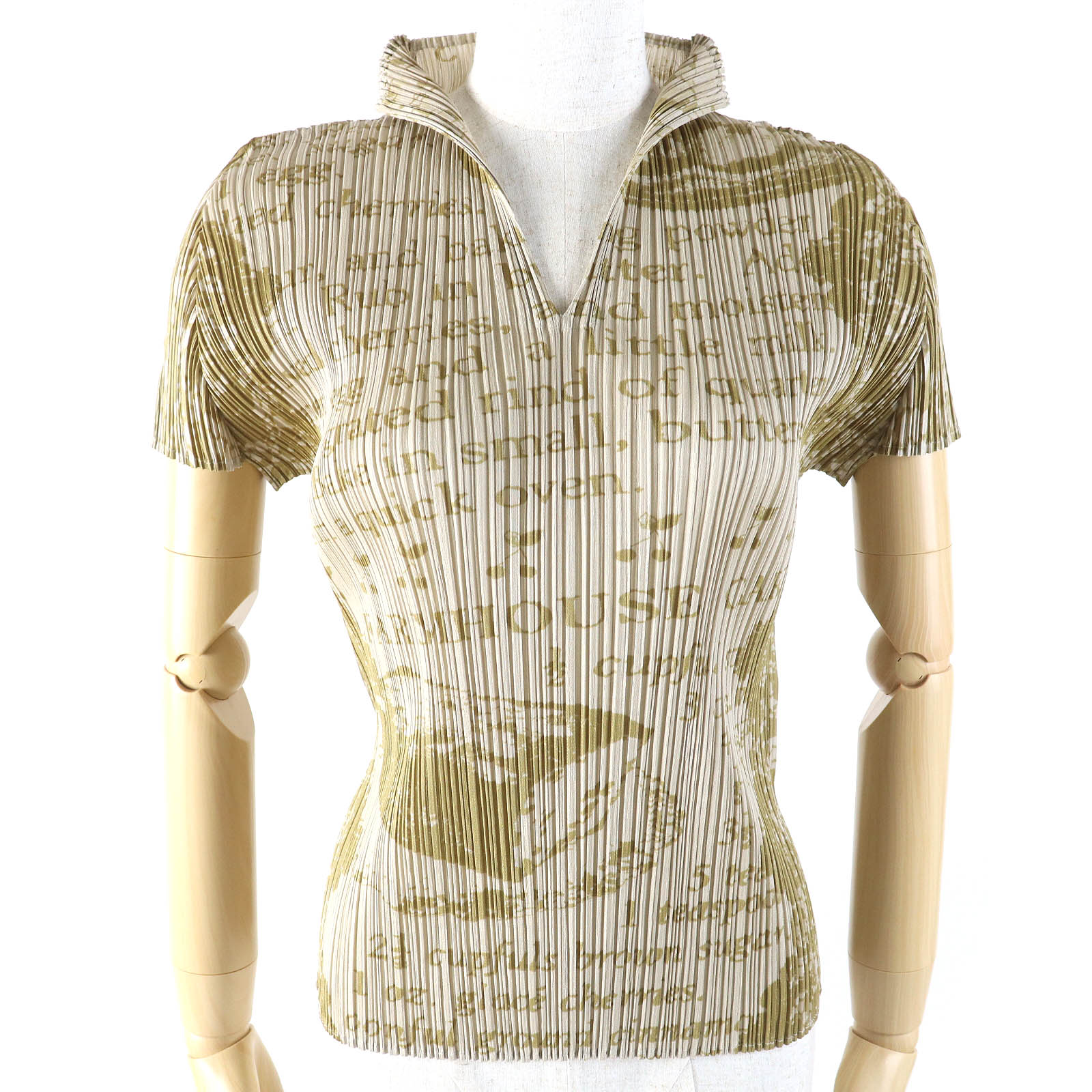 PLEATS PLEASE PP71-JK816 スキッパー ハイネック トップス