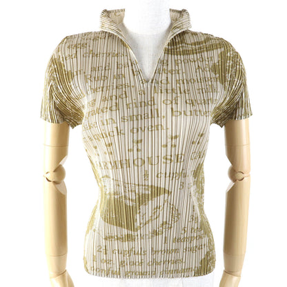 PLEATS PLEASE PP71-JK816 スキッパー ハイネック トップス