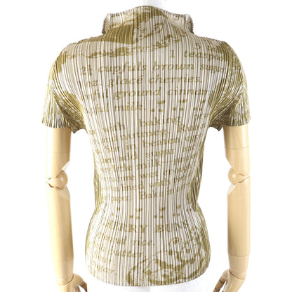 PLEATS PLEASE PP71-JK816 スキッパー ハイネック トップス