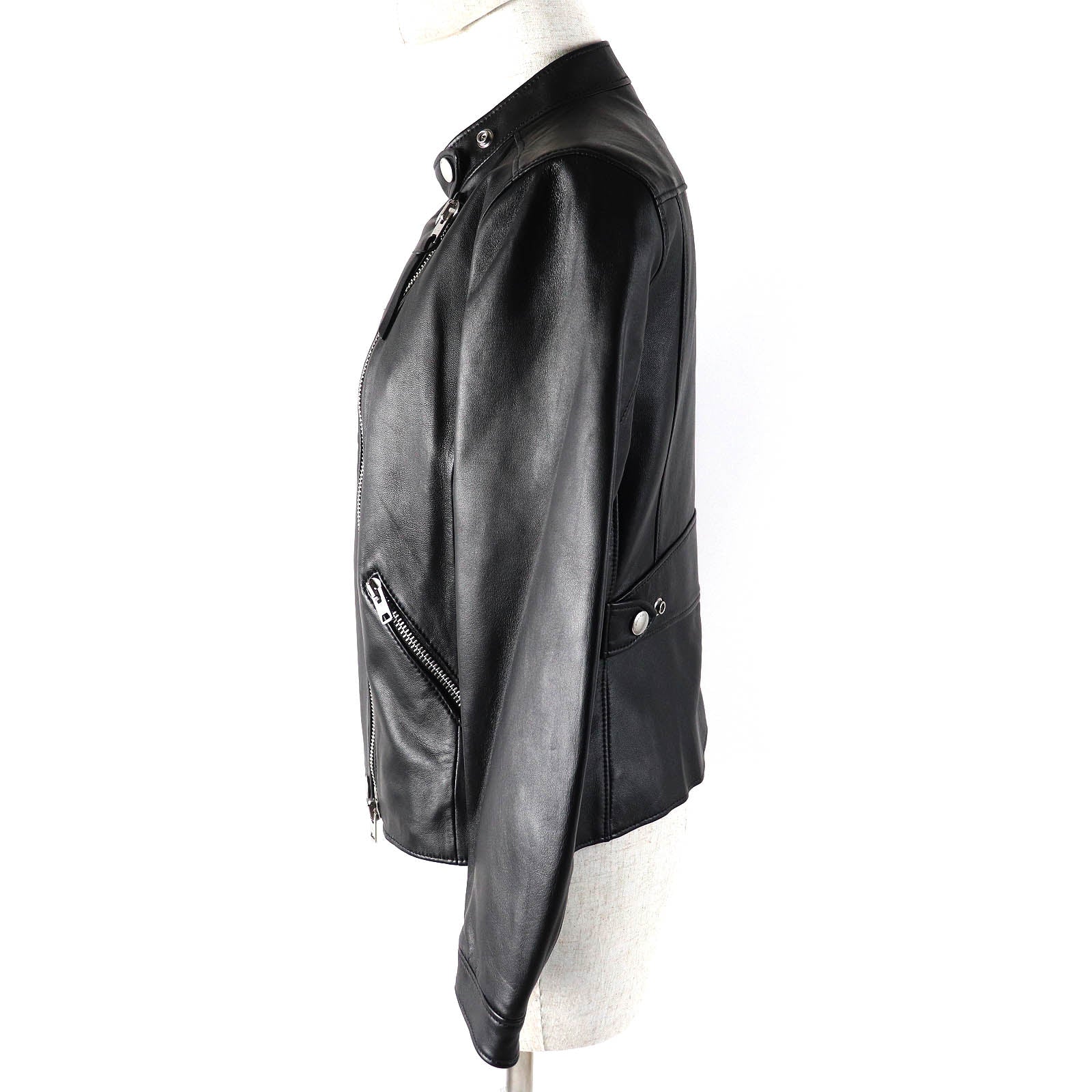 コーチ Uptown Racer Jacket Sheep Leather Jacket