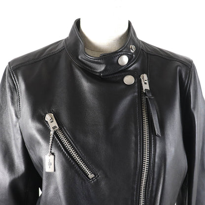 コーチ Uptown Racer Jacket Sheep Leather Jacket