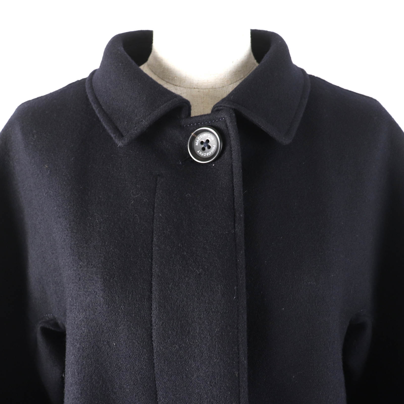 MACKINTOSH PHILOSOPHY ウール ラビット ファー コート