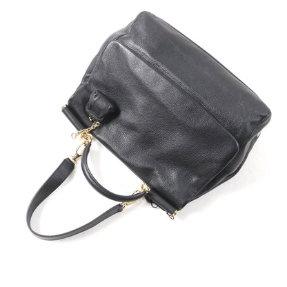 ドルチェ＆ガッバーナ シシリー レザー 2WAY ハンドバッグ