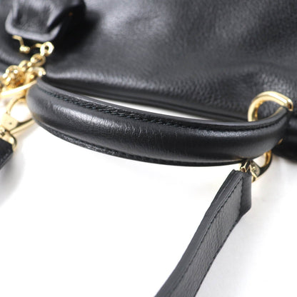 ドルチェ＆ガッバーナ シシリー レザー 2WAY ハンドバッグ