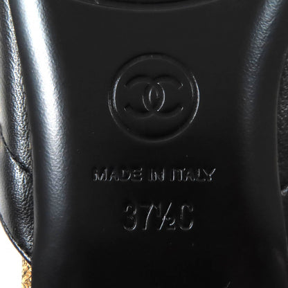 シャネル 19A G34926 ココ マーク レザー ミュール