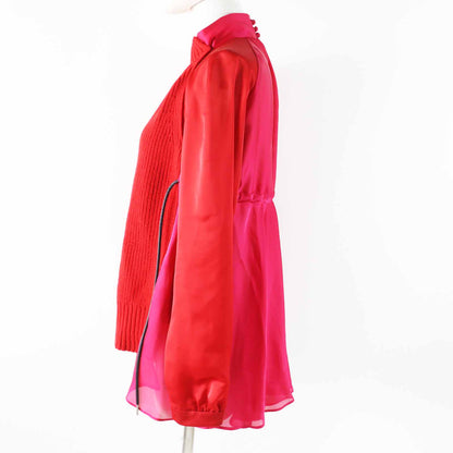 Sacai ウール ポリエステル 長袖 ニット ブラウス