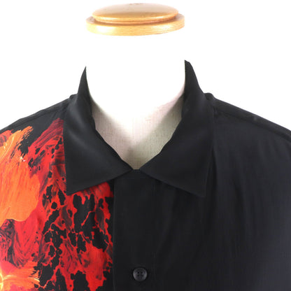 Yohji Yamamoto POUR HOMME シルク プリント シャツ