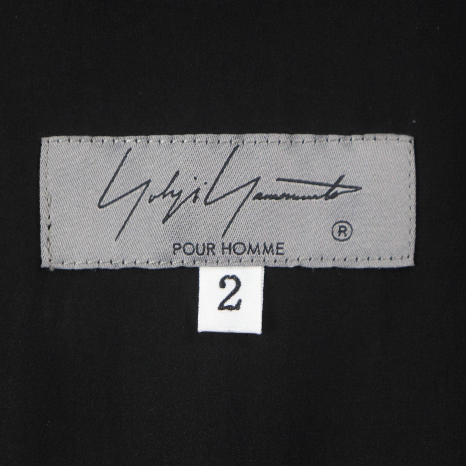 Yohji Yamamoto POUR HOMME シルク プリント シャツ