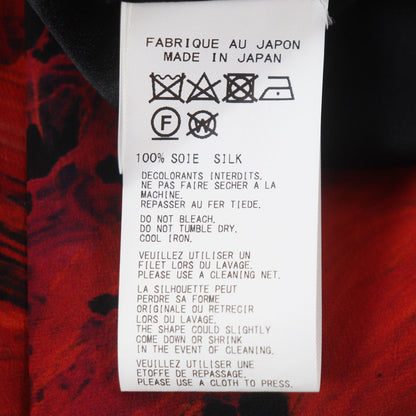 Yohji Yamamoto POUR HOMME シルク プリント シャツ