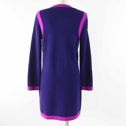 シャネル 23AW P75656 カシミア ロング ニット カーディガン