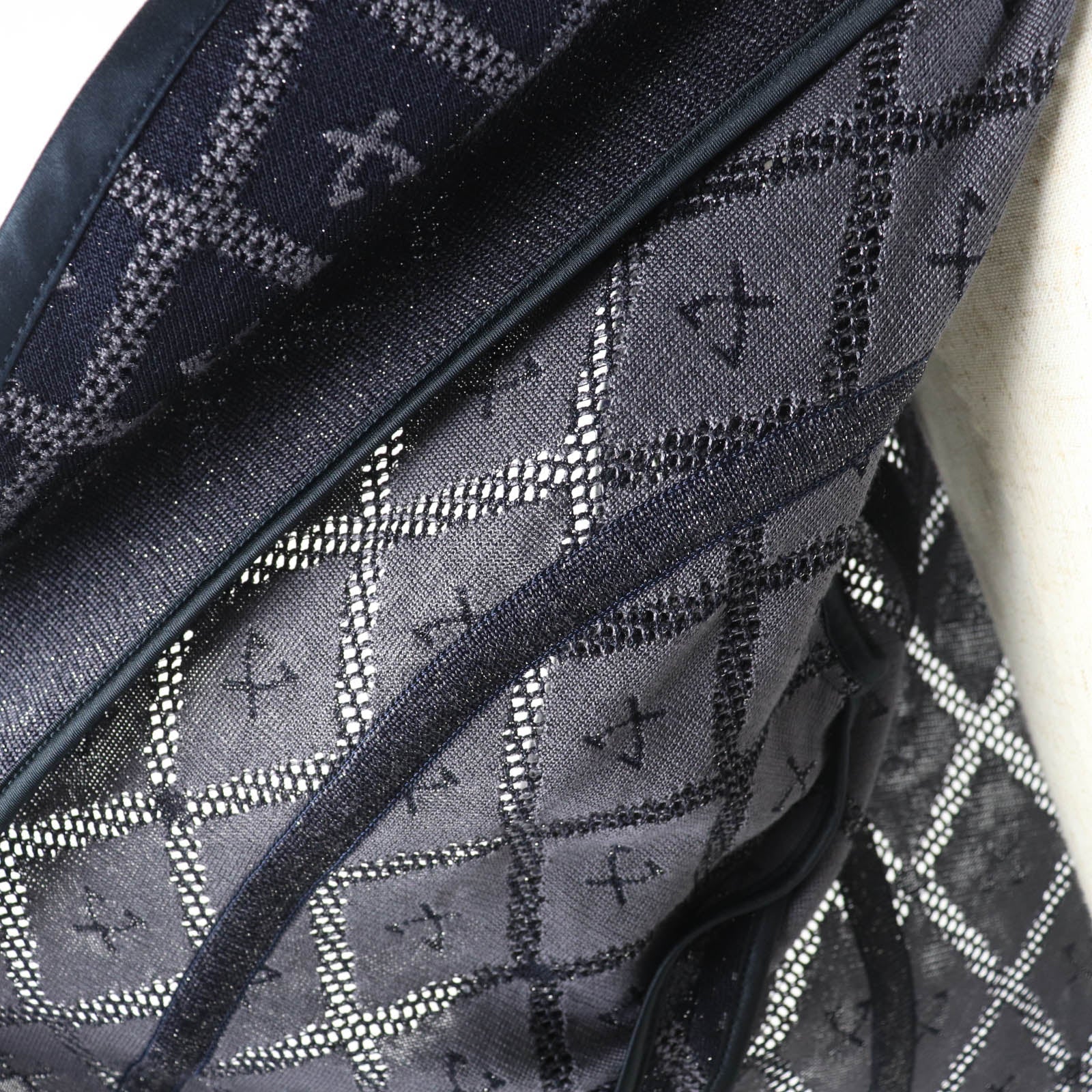 LEONARD FASHION ロゴ シルク レーヨン ニット ジャケット