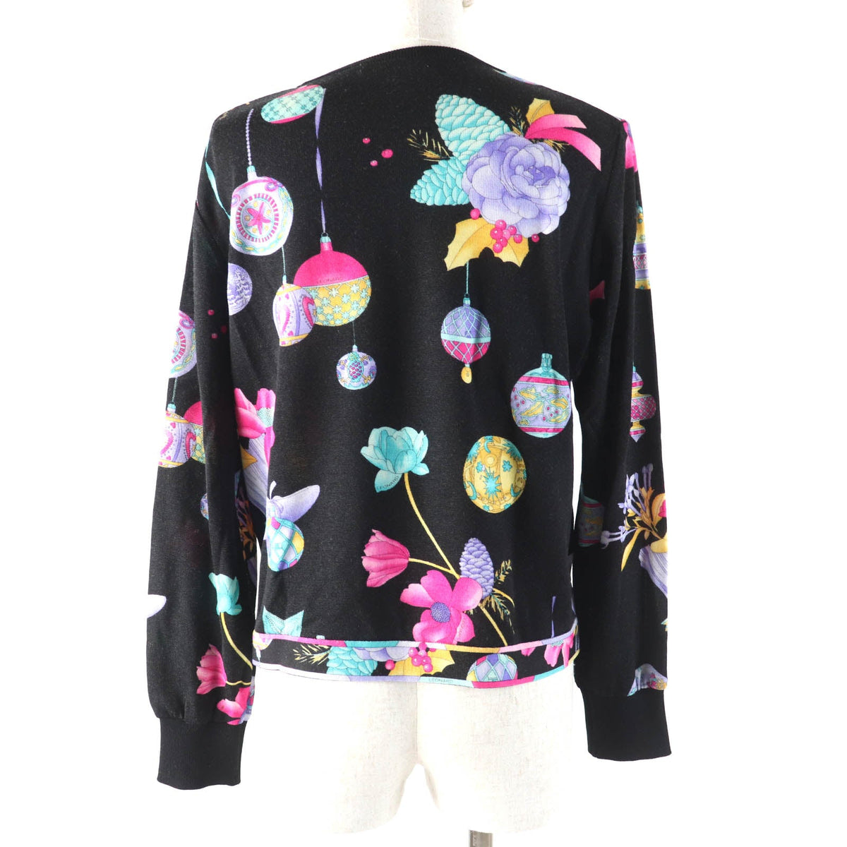 LEONARD SPORT フローラル プリント ウール ニット
