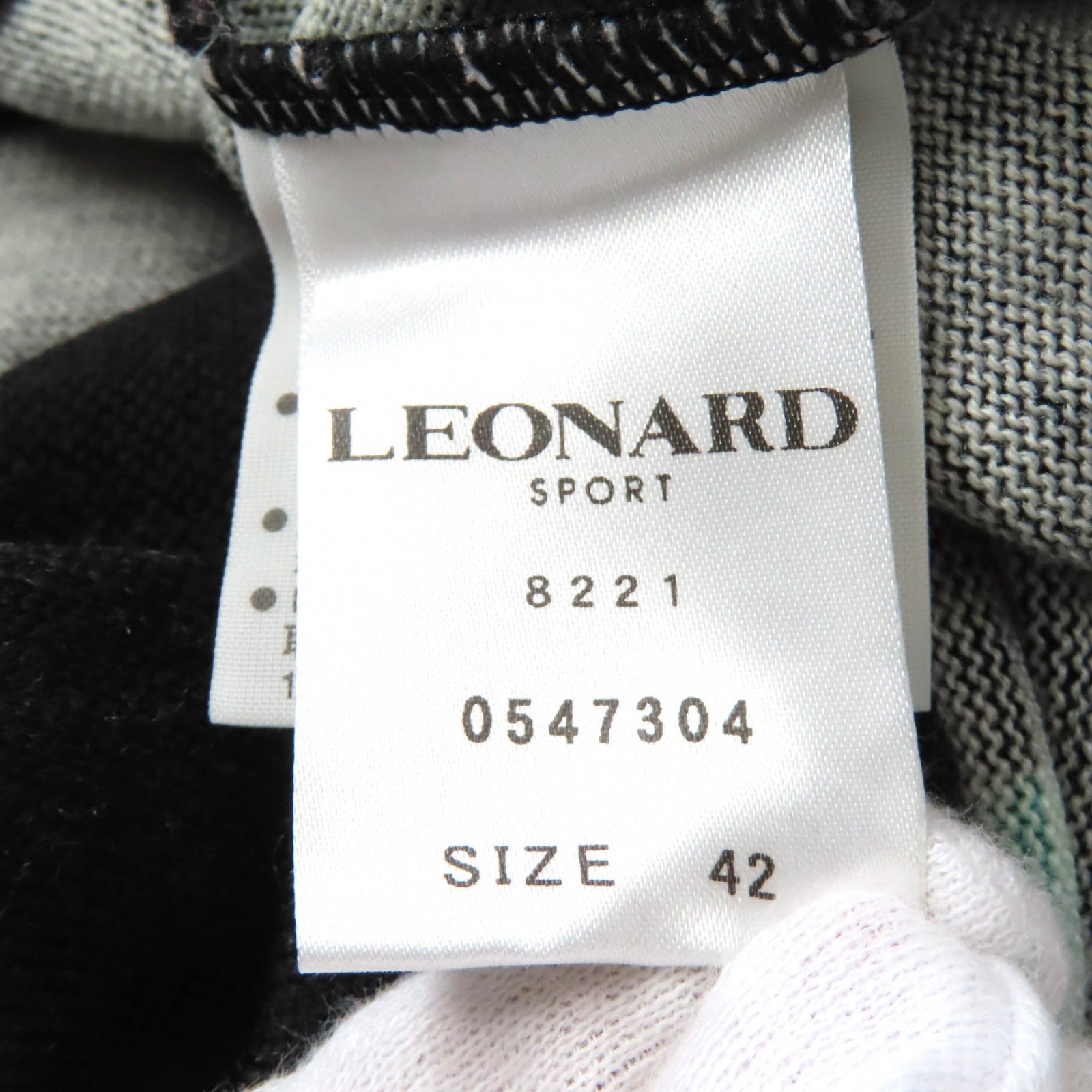 LEONARD SPORT フローラル プリント ウール ニット