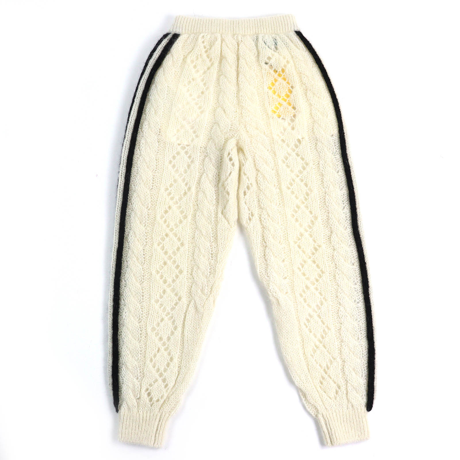 グッチ×アディダス モヘア ナイロン ニット パンツ