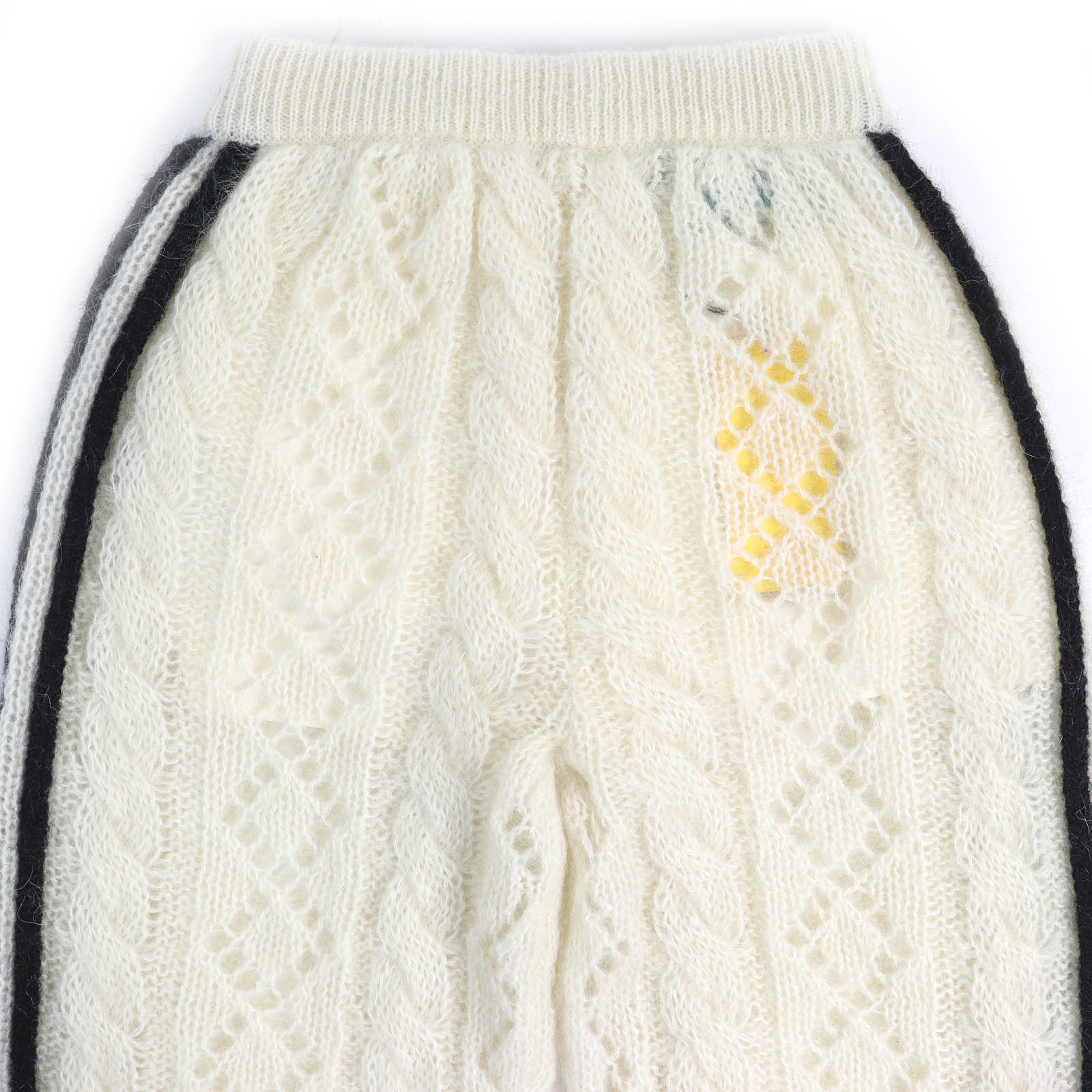 グッチ×アディダス モヘア ナイロン ニット パンツ