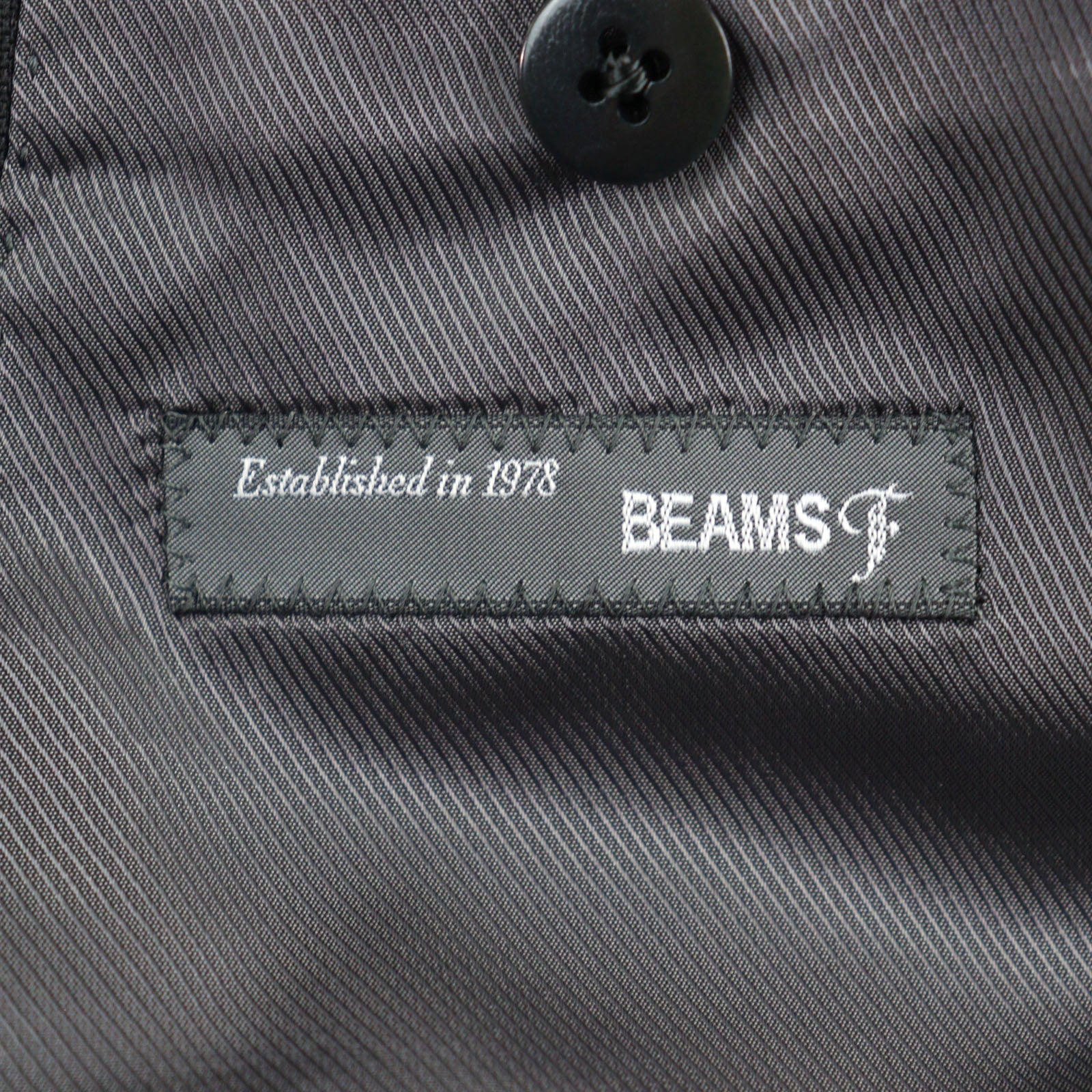 BEAMS F ステップバック シングル 3B ウール スーツ