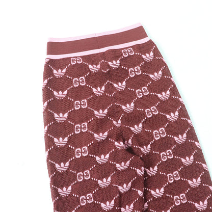 グッチ×adidas GG トレフォイル ジャカード パンツ