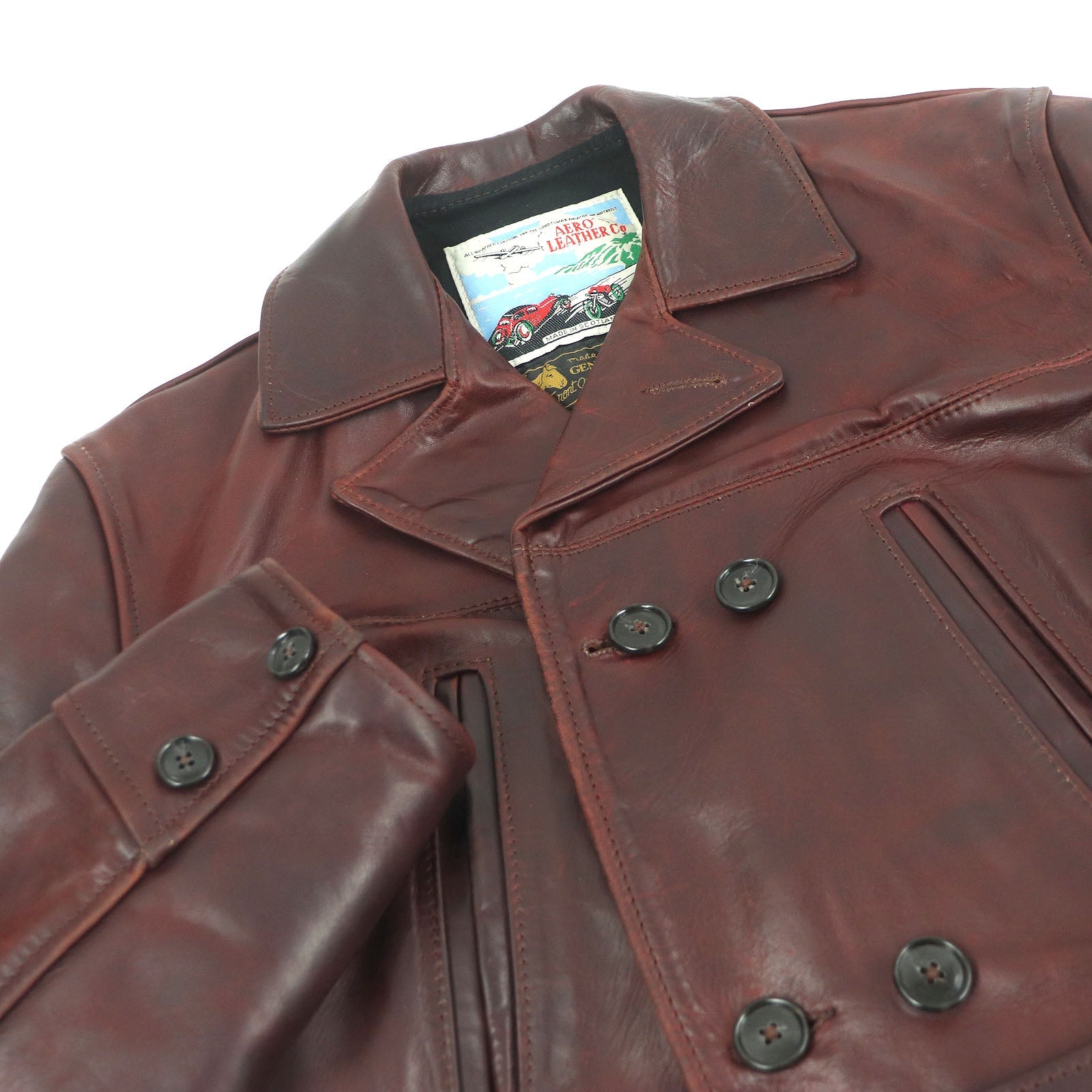 Aero Leather バーンストーマー ホースハイド コート