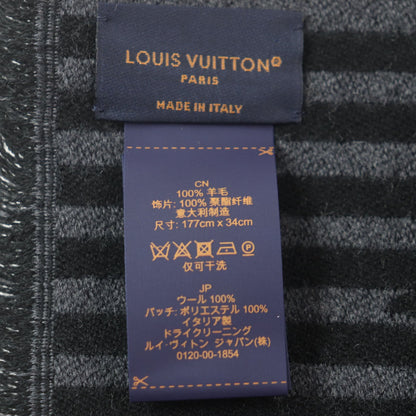 ルイヴィトン LV ハーモニー ウール ポリエステル スカーフ