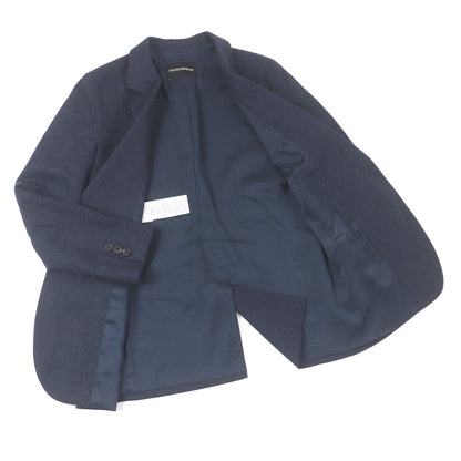 エンポリオ アルマーニ シングル ウール カシミヤ ジャケット