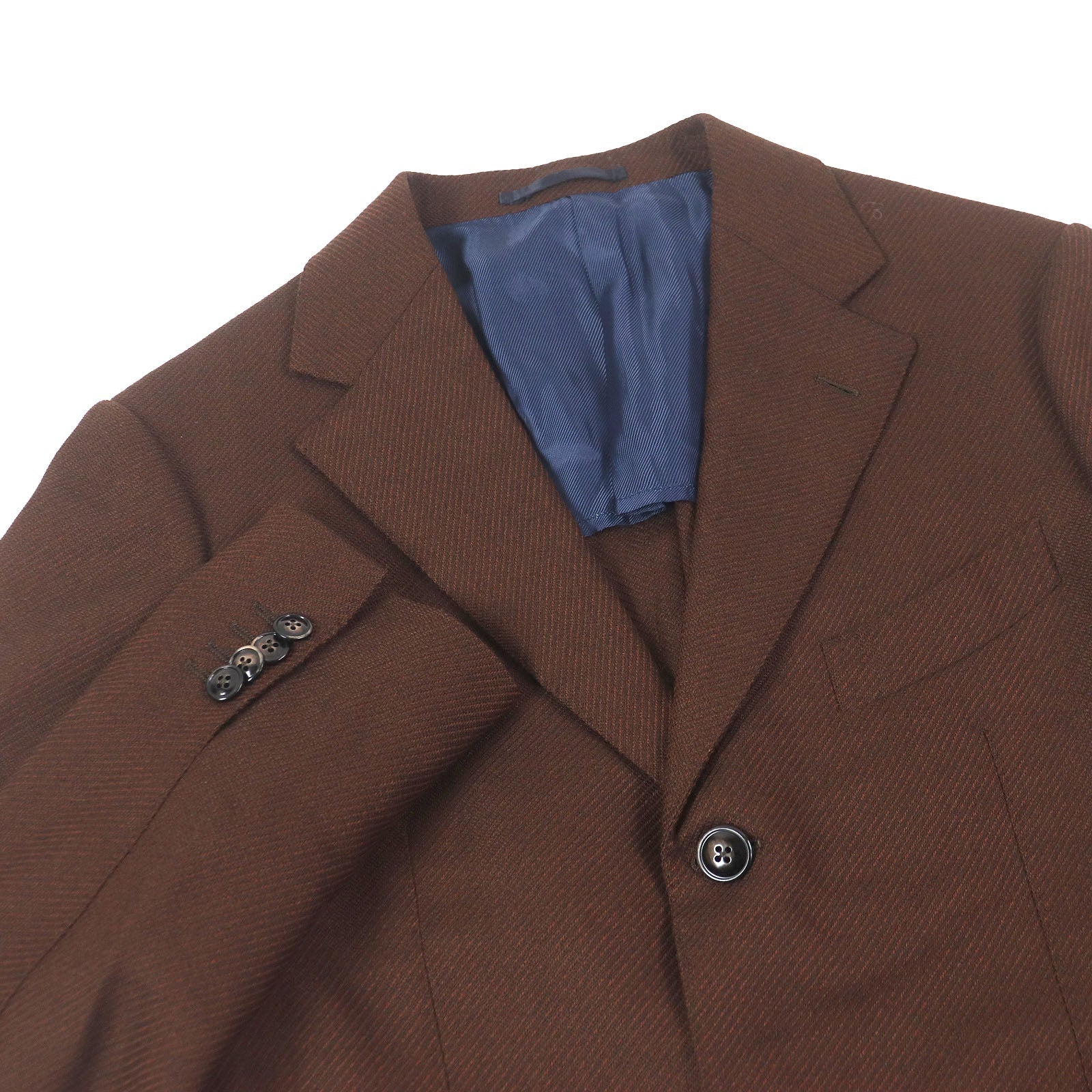 BARBA シングル アンコンストラクテッド ウール ジャケット