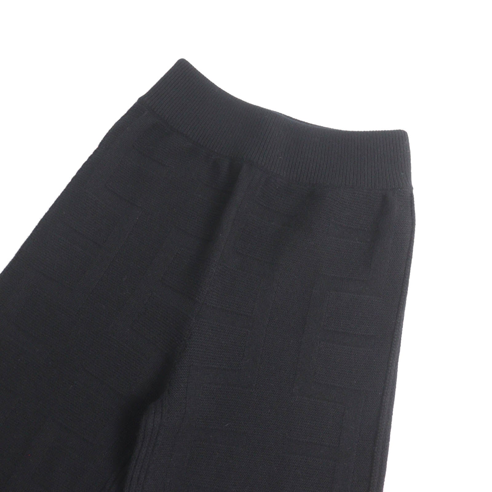エルメス Hモチーフ ウールニットパンツ34