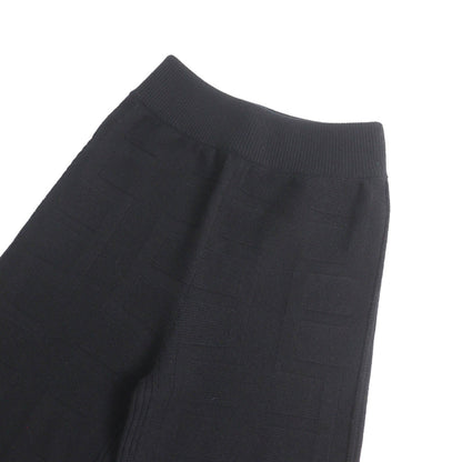 エルメス Hモチーフ ウールニットパンツ34