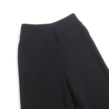 エルメス Hモチーフ ウールニットパンツ34
