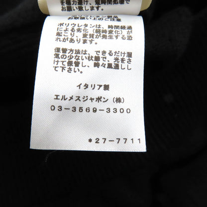 エルメス Hモチーフ ウールニットパンツ34