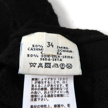 エルメス クルーネック カシミア シルク ワンピース
